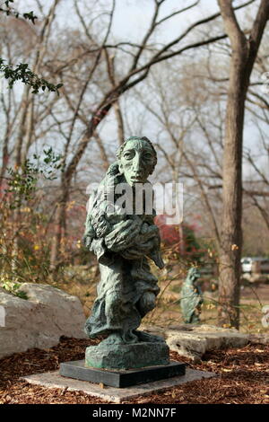 Austin, Texas - 19. Februar 2011: der Umlauf Skulptur Garten und Museum in Austin, Texas Stockfoto