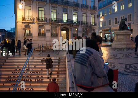 Chiado, Lissabon, Portugal Stockfoto