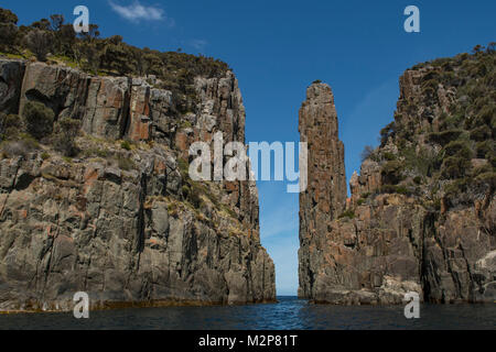 Den Leuchter, Cape Hauy, Tasman NP, Tasmanien, Australien Stockfoto