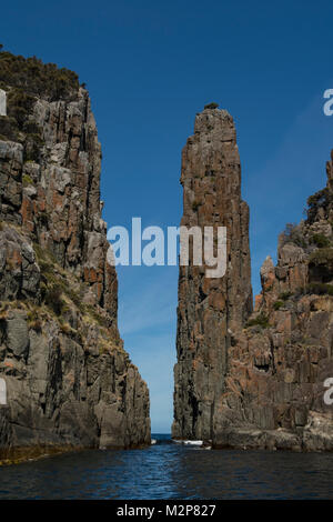 Den Leuchter, Cape Hauy, Tasman NP, Tasmanien, Australien Stockfoto