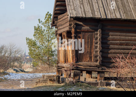 Alten Lagerhaus in Skansen, Stockholm (Schweden) Stockfoto
