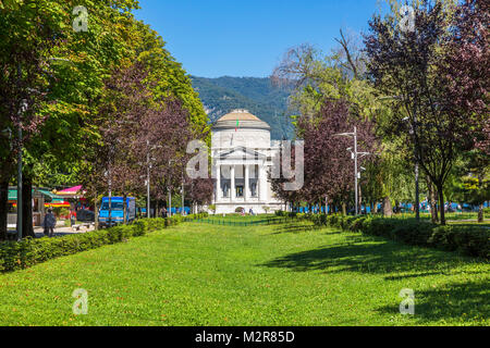 Museum der Volta der Physiker Alessandro Volta, Volta-tempel, Tempio Voltiano, Como, Lombardei, Italien, Europa Stockfoto