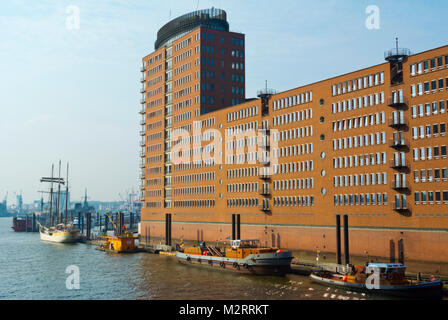 Am Sandtorkai, Speicherstadt, HafenCity, Hamburg, Deutschland Stockfoto