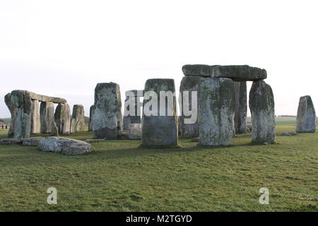 London, Salisbury, Stonehenge (Steinkreise) Stockfoto