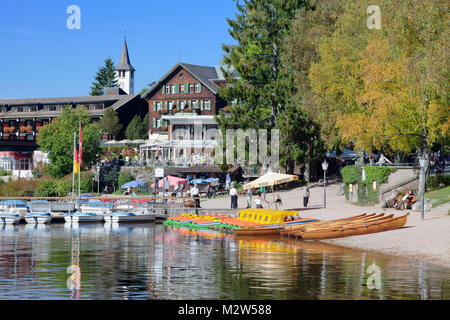 Titisee, Hinterzarten, Schwarzwald, Baden-Württemberg, Deutschland Stockfoto