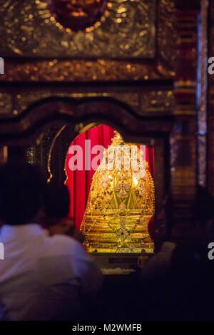 KANDY, SRI LANKA - ca. Dezember 2013: Tempel des Heiligen Zahns, Ort, wo Zahn gehalten wird. Stockfoto