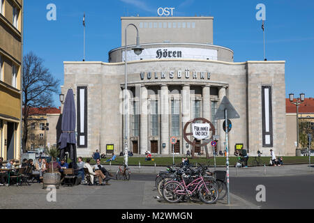 VolksbŸhne Theater am Rosa-Luxemburg-Platz, Berlin, Deutschland Stockfoto