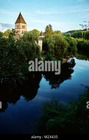 St. Leon sur Vezere in der Dordogne Frankreich Stockfoto