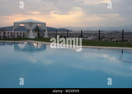 Eine Hochzeit in Fethiye, Türkei Stockfoto