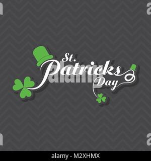 Gruß zum St. Patrick's Day Celebration Vektor Stock Vektor