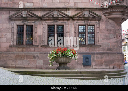 Deutschland, Baden-Württemberg, alte Rathaus der Stadt Gernsbach im Schwarzwald. Stockfoto