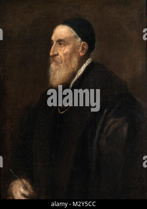 Tizian, Selbstbildnis, 1567 Stockfoto
