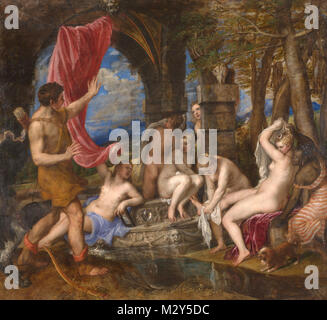 Tizian, Diana und Aktäon, 1556 - 1559 Stockfoto