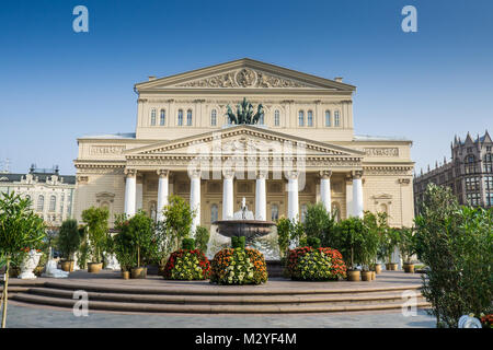 Bolschoi-theater im Sommer. Stockfoto