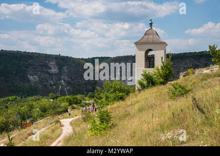 Die alten Tempel Komplex der alten Orhei oder Orheiul Vechi, Moldawien, Osteuropa Stockfoto