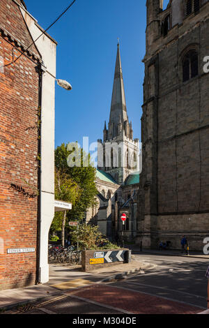 Das Stadtzentrum von Chichester, West Sussex, England. Stockfoto