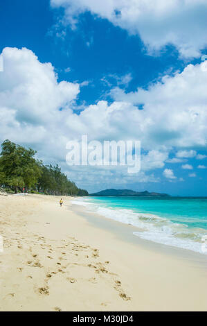 Waimanalo Beach, Oahu, Hawaii Stockfoto
