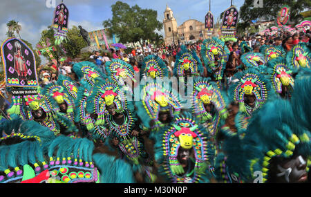 Festival in Kalibo, Aklan, Panay Island, Philippinen Stockfoto