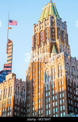 Baltimore Maryland, Bank of America, 1924, Gebäude, Hochhaus Wolkenkratzer Wolkenkratzer Gebäude Gewerbeimmobilien, Art Deco, Mayan Revival, ste Stockfoto