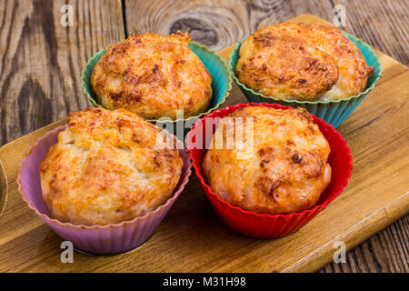 Fleisch Huhn Kugeln, im Ofen gebacken Stockfoto
