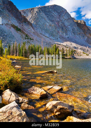 See Marie, Snowy Range Scenic Byway, Centennial, Wyoming, USA Stockfoto