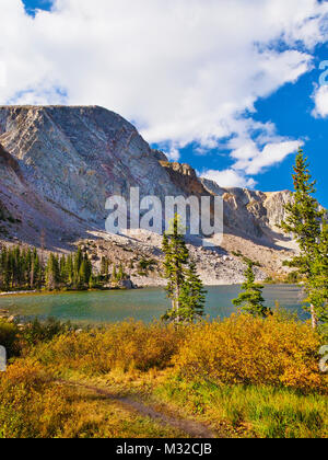 See Marie, Snowy Range Scenic Byway, Centennial, Wyoming, USA Stockfoto