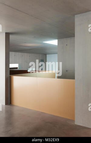 Interieur modernes Haus, Beton Wand Stockfoto