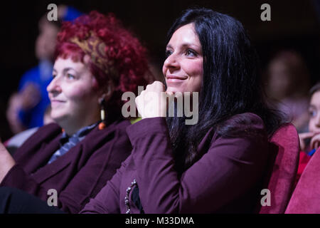 Roma, Italien. 08 Feb, 2018. Ratsmitglied für Stadt in Bewegung Linda Meleo Credit: Matteo Nardone/Pacific Press/Alamy leben Nachrichten Stockfoto