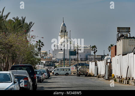 Moschee auf dem Jeddah Corniche in Saudi-Arabien Stockfoto