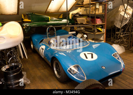 Crossle race car Factory in Belfast, Nordirland Stockfoto