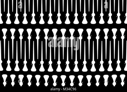 Schwarz eloxierte Aluminium Platte mit lasergeschnittenen Zeiger Stockfoto