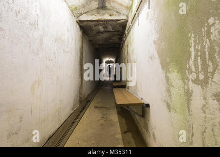 Bunker auf Helgoland Stockfoto