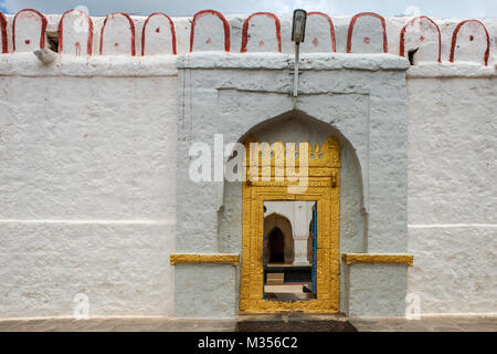 Digambar Jain Tempel Kagvad, belgaum, Karnataka, Indien, Asien Stockfoto