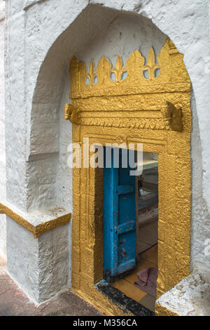 Digambar Jain Tempel Kagvad, belgaum, Karnataka, Indien, Asien Stockfoto