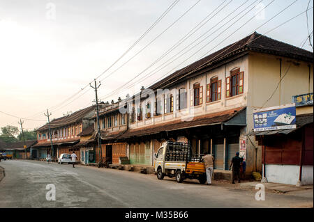 Markt straße, Changanacherry, Kottayam, Kerala, Indien, Asien Stockfoto