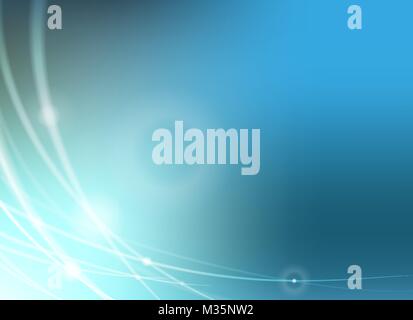Abstrakt Blau Technologie Vector Hintergrund. Stock Vektor