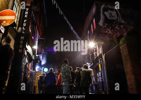 Cardiff, Großbritannien. 26. Januar 2018. Cardiff hat gerade die erste UK "Music City", der Rat von Cardiff die Entwicklung einer Neuen Musik str sind genannt worden. Stockfoto