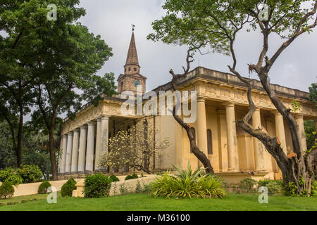 Anglikanischen St. Johannes Kirche im 18. Jahrhundert in Kolkata, West Bengal, Indien Stockfoto