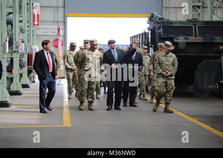 Armee Materiel Kommando Kommandant Stellvertreter visits Südkorea durch # FIRMA PACOM Stockfoto