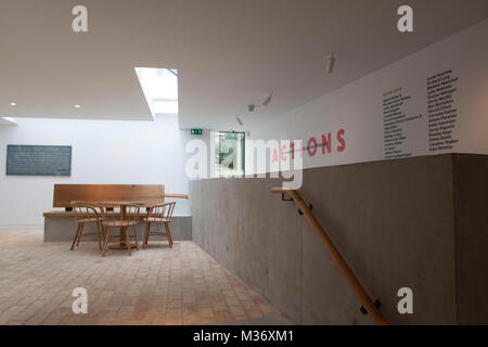 Wasserkocher's Yard, Cambridge, wieder öffnet für die Öffentlichkeit zu einem neu gebauten Verlängerung von Jamie Fobert Architekten Stockfoto