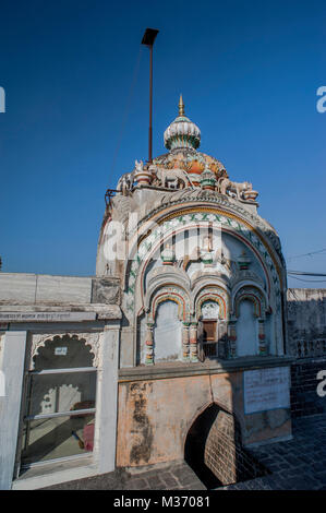 Shri deshbhushan kulbhushan digambar Tempel, osmanabad, Maharashtra, Indien, Asien Stockfoto