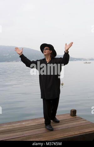 Marc Veyrat an der See von Annecy Stockfoto