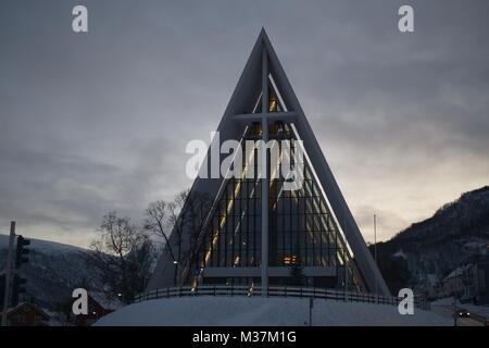Eismeerkathedrale in Tromsø, Nördlichen keineswegs abträgig, Europa Stockfoto
