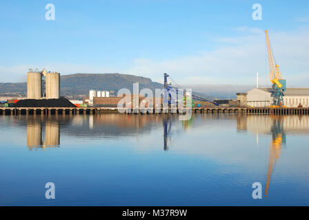 Kran in Stormont Werft in Belfast, Nordirland, Großbritannien Stockfoto