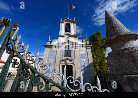 Igreja Matriz De Alijó/Igreja de Santa Maria Maior - Kirche in Arouca, Region Douro, Portugal, Europa Stockfoto