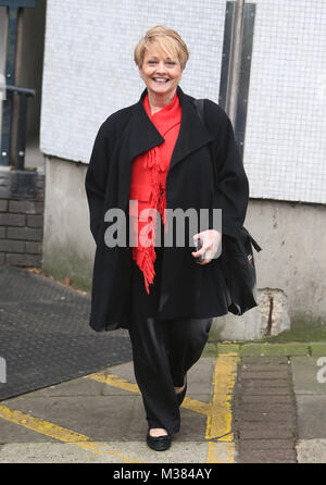 Anne Diamond außerhalb ITV Studios mit: Anne Diamond Wo: London, Vereinigtes Königreich, wenn: 09 Jan 2018 Credit: Rocky/WENN.com Stockfoto