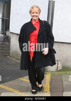 Anne Diamond außerhalb ITV Studios mit: Anne Diamond Wo: London, Vereinigtes Königreich, wenn: 09 Jan 2018 Credit: Rocky/WENN.com Stockfoto