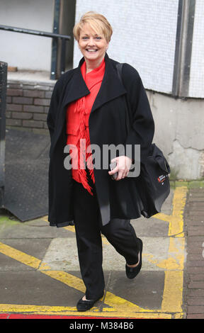 Anne Diamond außerhalb ITV Studios mit: Anne Diamond Wo: London, Vereinigtes Königreich, wenn: 09 Jan 2018 Credit: Rocky/WENN.com Stockfoto