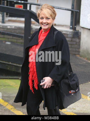 Anne Diamond außerhalb ITV Studios mit: Anne Diamond Wo: London, Vereinigtes Königreich, wenn: 09 Jan 2018 Credit: Rocky/WENN.com Stockfoto