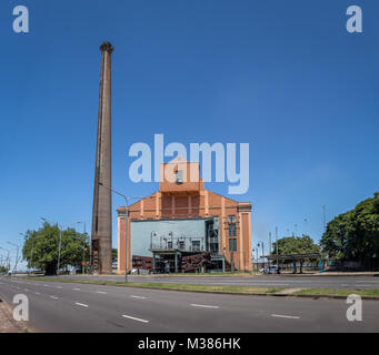 Usina do Gasometro Gas-Anlage Fassade - Porto Alegre, Rio Grande do Sul, Brasilien Stockfoto